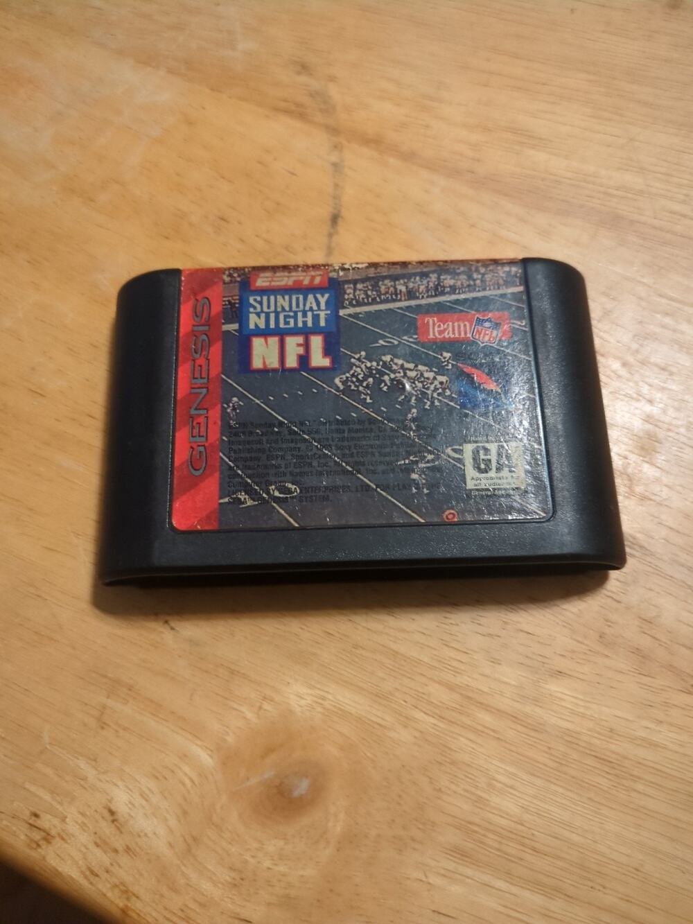 ESPN Sunday Night NFL Sega Genesis Cartridge Only